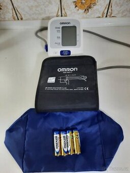 Tlakoměr OMRON 3,na baterie a síť,baterie je součástí