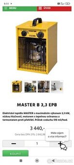 Master přímotop
