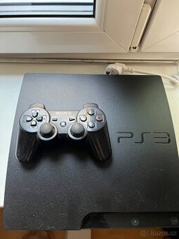 Ps3 slim konzole + hry