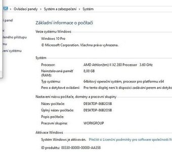 AMD II X2 + DESKA + 8GB DDR2 2X4GB + Chladič