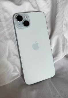 Prodám iPhone 15 Plus 128 GB světle modrá (TOP stav)