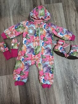 Kombinéza a doplňky Little angel Outlast vel. 86/92