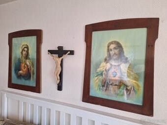 Svaté obrázky - Ježíš + Marie