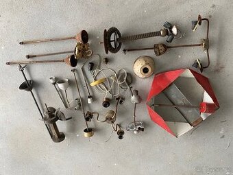 Starožitné lampy lustry torzo