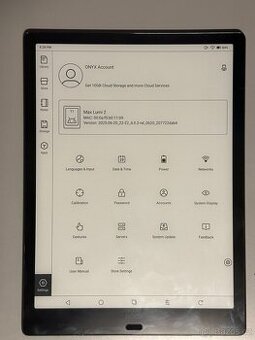 Čtečka knih Onyx Boox Max Lumi 2 128GB, PC 23 000