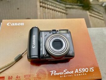 Canon Powershot a590is vintage digitální fotoaparát