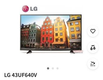 4K. LG SMART 43" 108cm YouTube, Netflix, oneplay
