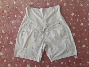 Těhotenská plátěné kraťasy H&M 40 - 1