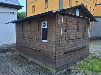 Prodejní stánek dřevěný 3x4m