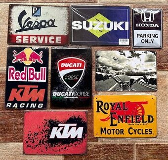 Plechové cedulky 30x20