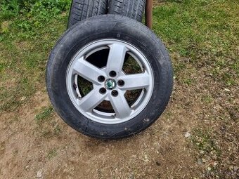 Alu kola škoda - letní pneu