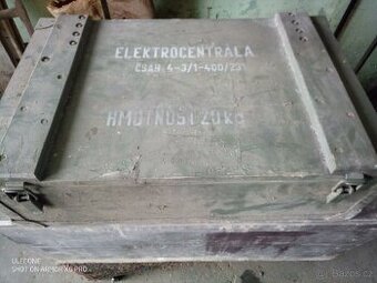 Vojenská bedna od el.centrali