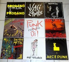 Rozprodám různé LP desky česko-slovenská scéna 80.-90. léta