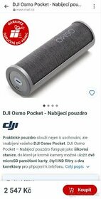 DJI Osmo Pocket - Nabíjecí pouzdro