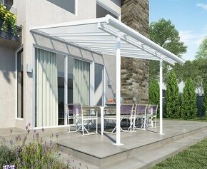 Palram Sierra 3000 bílá 3 x 3 - hliníková pergola