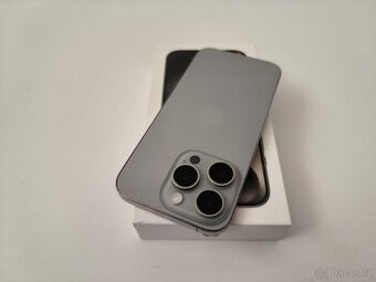 apple iphone 15 PRO 256gb Natural Titanium / Batéria 100%