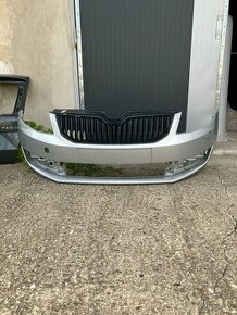 predni naraznik skoda octavia 3 12- stribrny maska