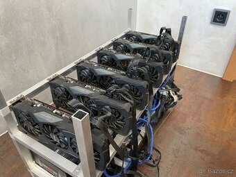 Mining Rig 6x RX 5700 XT Gigabyte