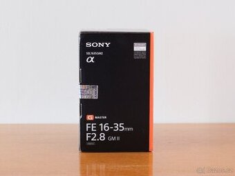 nový Sony FE 16-35 mm f/2,8 GM II