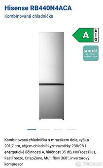 Lednička Hisense RB440N4ACA
