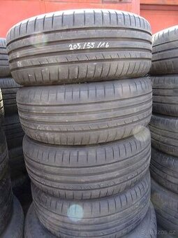 Letní pneu Dunlop Sport, 205/55/16, 4 ks, 5-6 mm