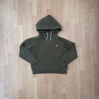 Ralph Lauren Polo zelená mikina s kapucí | vel. M