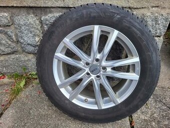 4x al kola 7 JJ X 17 ET 48 + zimní pneu  225/R 17
