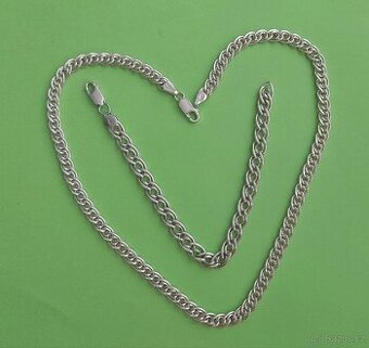 Souprava stříbrný náhrdelník a náramek