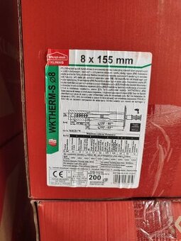 WKTHERM Talířová hmoždinka s kovovým šroubem - 8x155