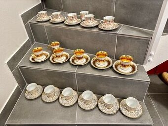 3 porcelánové kávové sety (možno koupit jednotlivě)