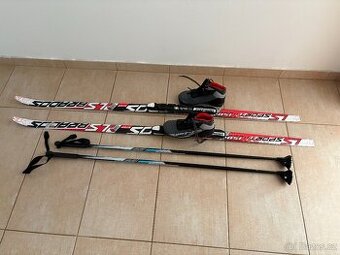 Dětský běžkařský set - lyže 150 cm, boty 36, hůlky 110 cm