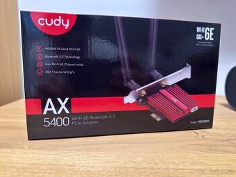 CUDY AX5400 Wi-Fi 6E PCI Express Adapter záruka 6/24
