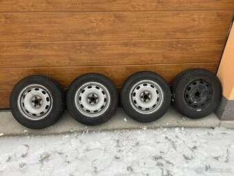 Kola 5x100, zimní gumy 195/65 R15