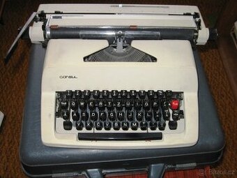 Psací stroj Consul - kufříkový - 1