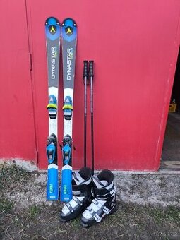 Lyže + lyžáky + hole