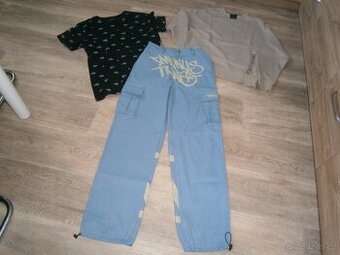 setík kalhoty+triko+mikina vel. S/M