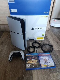 PS5 slim s mechanikou, záruka