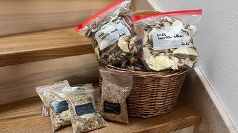 Sušené houby - hriby, lesní směs