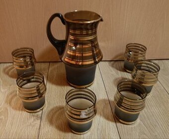Džbán včetně sady skleniček Retro