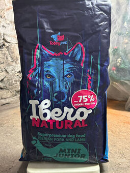 Granule pro štěňata - Ibero natural dog mini junior 9,5kg