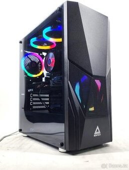 AMD RYZEN 5,8/16GB DDR4,SSD 240,W11,nová RGB skřín,záruka