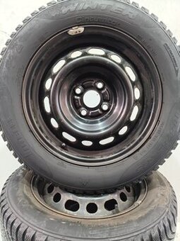 Zimní kola 4x100 R15 ET40 pneu 185/65/15 Pirelli
