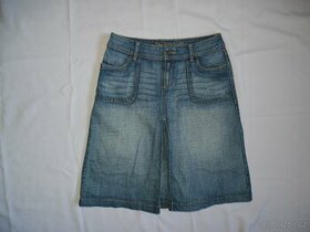 ESPRIT Riflová - džínová sukně vel. 38 - 40 / M - 1