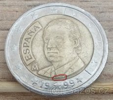 2 Euro Espaňa 1999 pšeničnoražba - nabídněte sumu