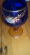 Bohemia Glass - modrý pohár
