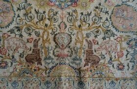 Starý perský koberec KAISERI Turecko, bavlna/hedvábí