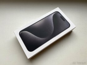 Apple iPhone 15 PRO 256GB Černý Titan “NOVÝ + ZÁRUKA”