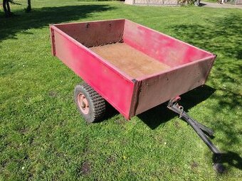 Vozík VARES. Za malotraktor nebo za sekací traktor. - 1