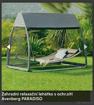 Zahradní lehátko se sítí