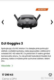 DJI Goggle 3 - 100% stav